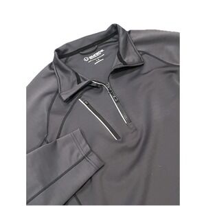 Sunice Sweater Mens Size L Gray Golf 1/4 Zip Pullover Sweatshirt